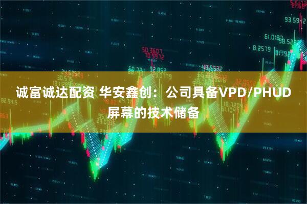 诚富诚达配资 华安鑫创：公司具备VPD/PHUD屏幕的技术储备